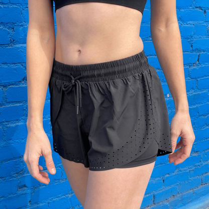 Athletic Shorts with Built-In Compression