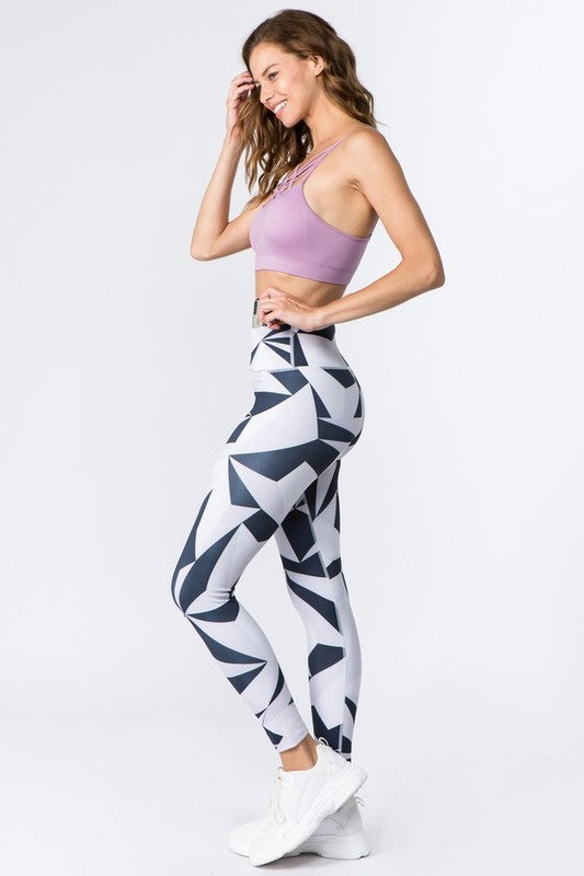 High Rise Print Workout Legging