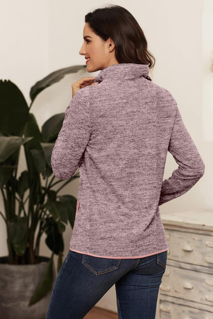 Quarter Zip Pullover Sweatshirt