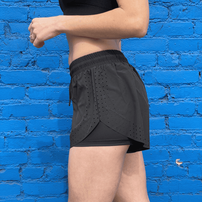 Athletic Shorts with Built-In Compression