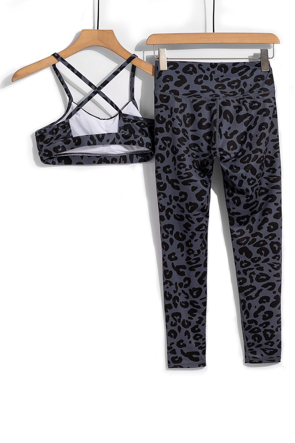 Leopard Sports Bra and Legging Set