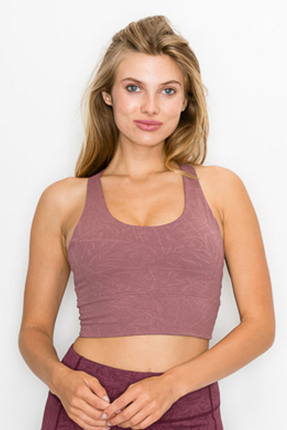 Hallow Race Back Crop Top