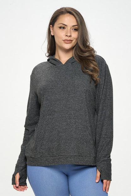 Quick-Dry Thumbholes Hoodie