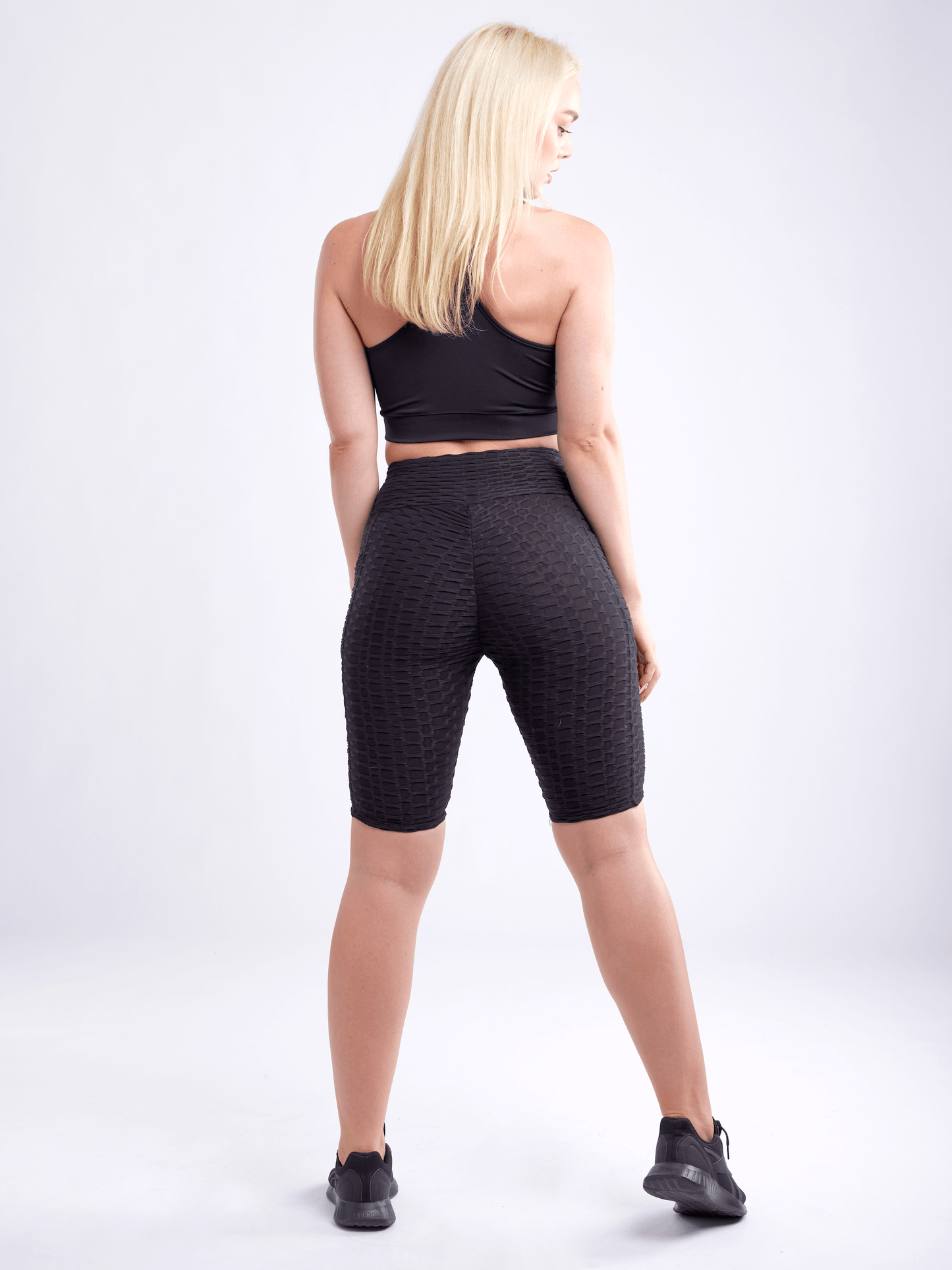 High-Waist Shorts with Hip Pockets