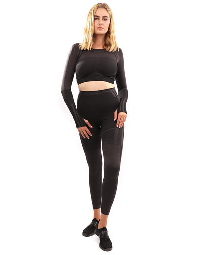 Seamless Leggings & Sports Top Set