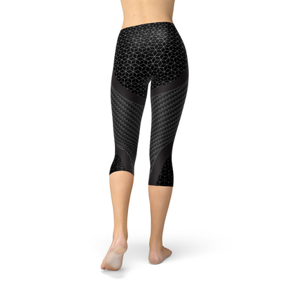 Carbon Fiber Capri Leggings